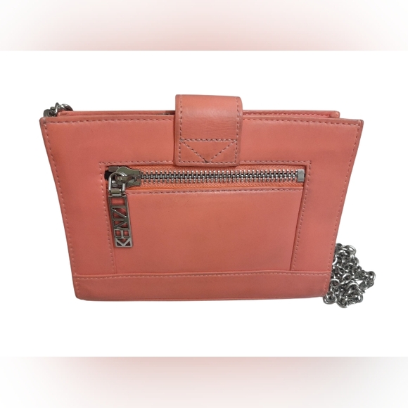 KENZO Kalifornia Coral Chain Strap Mini Crossbody Shoulder Bag - Picture 4 of 16